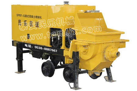 spb7-g 濕式混凝土噴射機(煤礦井下和隧道專(zhuān)用)